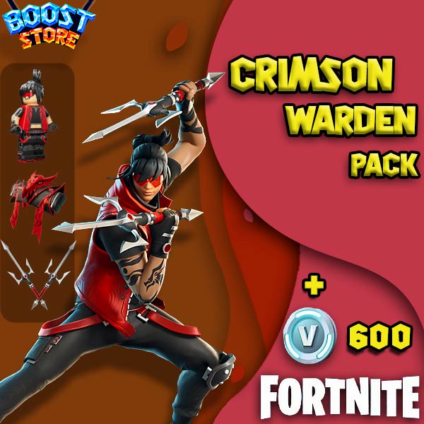 خرید استارتر پک فورتنایت - Fortnite Crimson Warden Pack