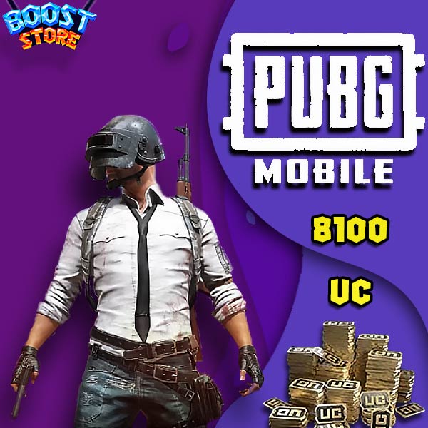 8100 یوسی بازی پابجی موبایل - Pubg Mobile 8100 UC