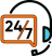 پشتیبانی 24 ساعت